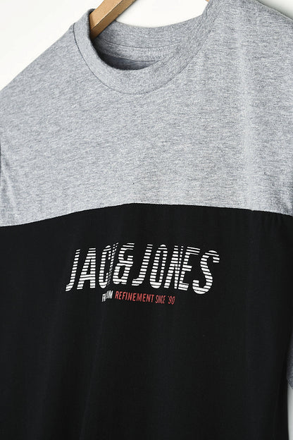 Pack of 4 JACK & JONES | 100% ORIGINAL T-SHIRT | PANEL STYLE