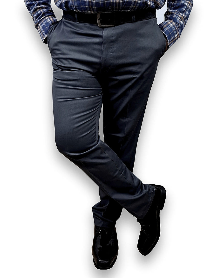 Soft Stretchable Charcoal Grey Cotton Pant