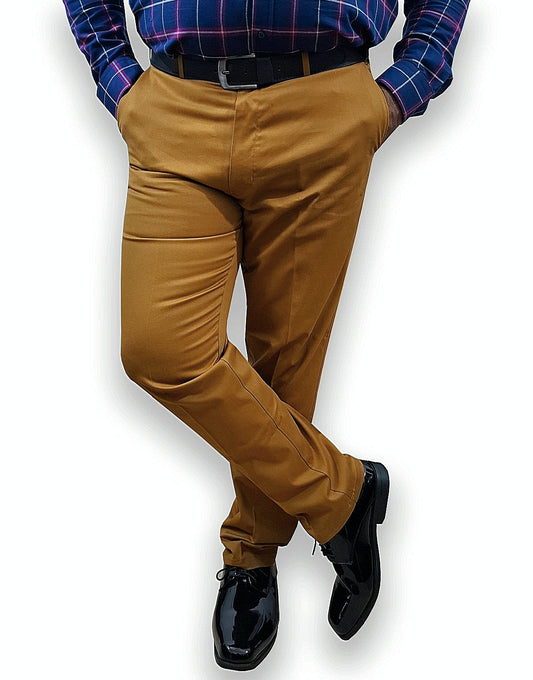 Soft Stretchable camel Cotton Pant