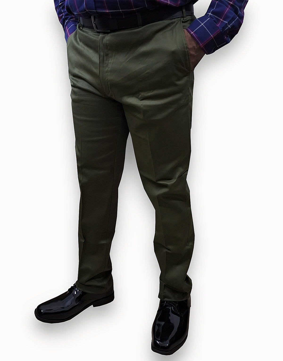 Soft Stretchable Dark Green Cotton Pant