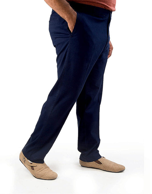 Soft Stretchable Dark Blue Cotton Pant