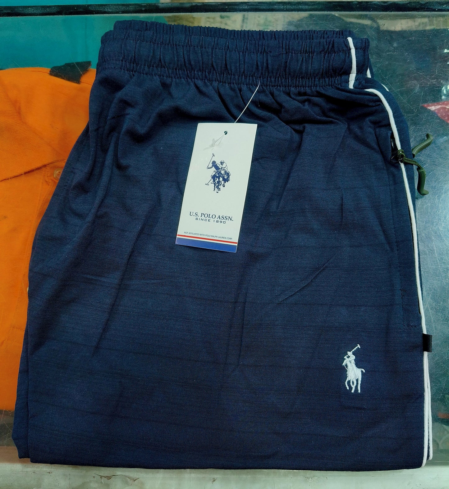 Premium Navy Blue Jersey Shorts (Summer edition)